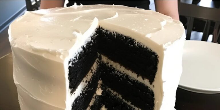 We Cut the Cake at Our Gender-Reveal Party, and It Turned Out Black – My MIL, Dressed in Black, Stood Aside and Cried