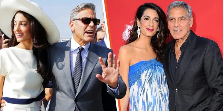 George and Amal Clooney ‘Never Post Pictures’ of Their 7-Year-Old Twins – One Time We Saw Them