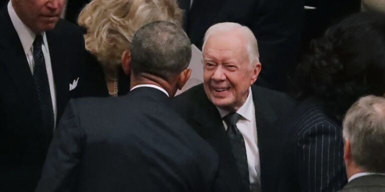 All 5 Living US Presidents Reunite in a Rare Moment at Jimmy Carter’s Funeral — Photos That Sparked Reactions