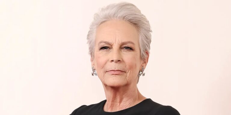 Jamie Lee Curtis, 66, Stuns in Black Feathery Gown at 2025 SAG Awards – Photos