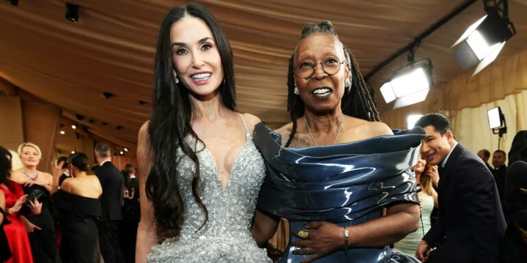 Lip Reader Reveals What Demi Moore and Whoopi Goldberg Said to Each Other During Their Oscars Reunion