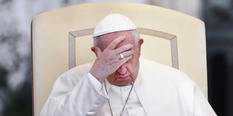 Pope Francis Appears in Public for the First Time Since His Release from the Hospital Two Weeks Ago
