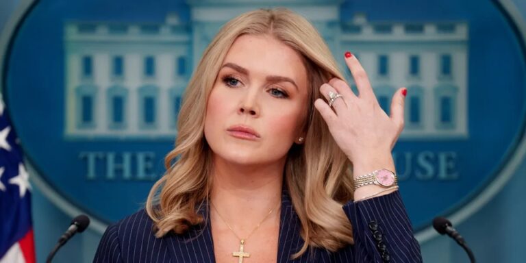 Press Secretary Karoline Leavitt Reacts to Former President Joe Biden’s First Public Address Since Leaving the White House