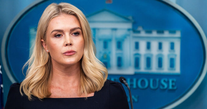 Karoline Leavitt under fire for “disgusting” comment about Joe Biden