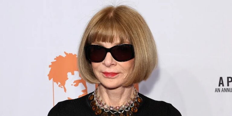 ‘Awkward’: Anna Wintour Appears at the Met Gala in a Dress with a Stain, Igniting Criticism
