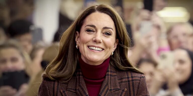 Princess Catherine Turns Heads in Waist-Cinching Polka Dot Dress