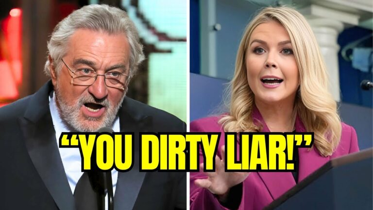 Karoline Leavitt DESTROYS Robert De Niro On Live TV – His Furious Reaction Goes INSANELY Viral