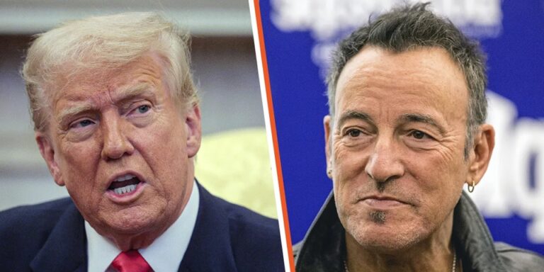 President Donald Trump Calls out Bruce Springsteen after His Speech at his Manchester Concert