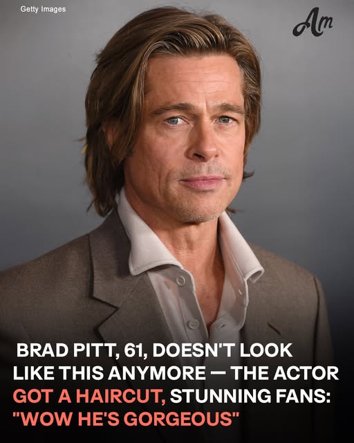 Brad Pitt Debuts New Haircut, Sparking Discussion — Photos