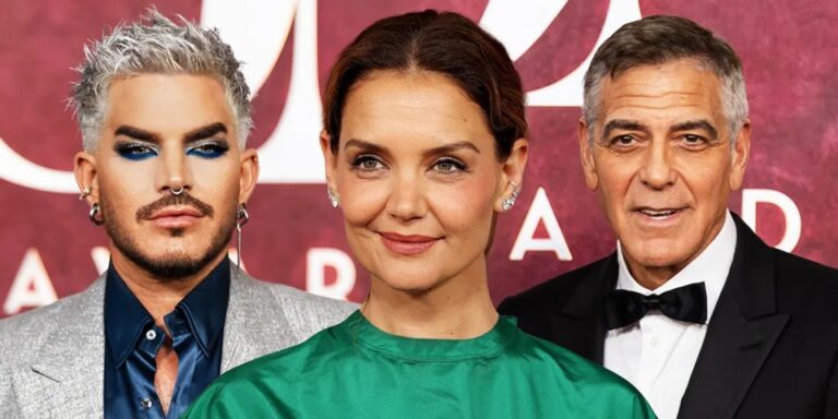 Tonys 2025 Wrap-Up in Photos: Katie Holmes’ ‘Bed Sheets’ Skirt, George & Amal Clooney’s Kiss & More